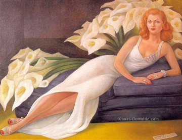 Diego Rivera Werke - Porträt von Natasha Zakolkowa Gelman 1943 Diego Rivera